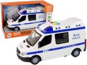 LEAN Toys Radiowóz Auto Policyjne Napęd Frykcyjny Dźwięki Światło
