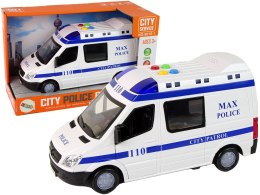 LEAN Toys Radiowóz Auto Policyjne Napęd Frykcyjny Dźwięki Światło