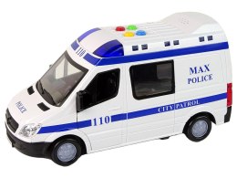 LEAN Toys Radiowóz Auto Policyjne Napęd Frykcyjny Dźwięki Światło