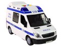 LEAN Toys Radiowóz Auto Policyjne Napęd Frykcyjny Dźwięki Światło