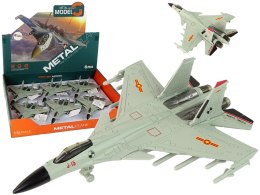 LEAN Toys Samolot Myśliwski Napęd Frykcyjny 1:72 Szary