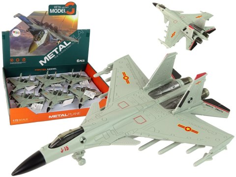 LEAN Toys Samolot Myśliwski Napęd Frykcyjny 1:72 Szary LEAN Toys Samolot Myśliwski Napęd Frykcyjny 1:72 Szary