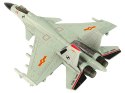 LEAN Toys Samolot Myśliwski Napęd Frykcyjny 1:72 Szary