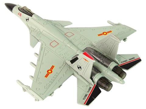LEAN Toys Samolot Myśliwski Napęd Frykcyjny 1:72 Szary LEAN Toys Samolot Myśliwski Napęd Frykcyjny 1:72 Szary