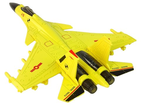 LEAN Toys Samolot Myśliwski Napęd Frykcyjny 1:72 Żółty LEAN Toys Samolot Myśliwski Napęd Frykcyjny 1:72 Żółty