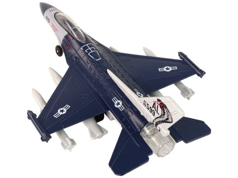 LEAN Toys Samolot Napęd Frykcyjny Światła Dźwięki 1:72 Granatowy LEAN Toys Samolot Napęd Frykcyjny Światła Dźwięki 1:72 Granatowy