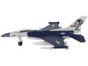 LEAN Toys Samolot Napęd Frykcyjny Światła Dźwięki 1:72 Granatowy