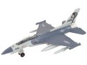 LEAN Toys Samolot Napęd Frykcyjny Światła Dźwięki 1:72 Szary