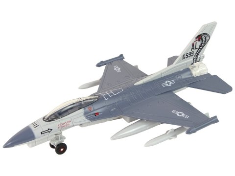 LEAN Toys Samolot Napęd Frykcyjny Światła Dźwięki 1:72 Szary LEAN Toys Samolot Napęd Frykcyjny Światła Dźwięki 1:72 Szary