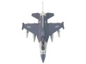 LEAN Toys Samolot Napęd Frykcyjny Światła Dźwięki 1:72 Szary