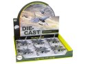 LEAN Toys Samolot Napęd Frykcyjny Światła Dźwięki 1:72 Szary