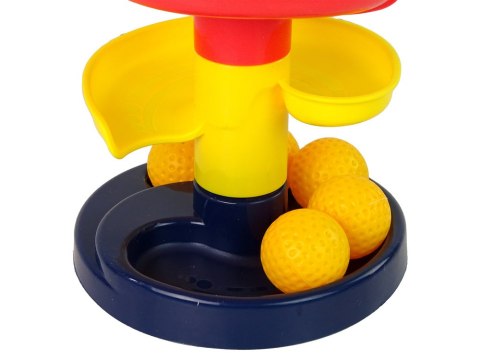 LEAN Toys Sorter Edukacyjna Zjeżdżalnia Piłeczek 6 Poziomów Świnka Kosz LEAN Toys Sorter Edukacyjna Zjeżdżalnia Piłeczek 6 Poziomów Świnka Kosz