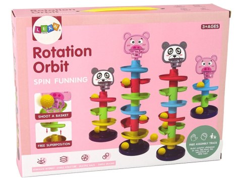 LEAN Toys Sorter Edukacyjna Zjeżdżalnia Piłeczek 6 Poziomów Świnka Kosz LEAN Toys Sorter Edukacyjna Zjeżdżalnia Piłeczek 6 Poziomów Świnka Kosz