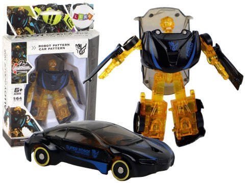 LEAN Toys Super Robot Samochód 2w1 Transformacja Skala 1:64 LEAN Toys Super Robot Samochód 2w1 Transformacja Skala 1:64