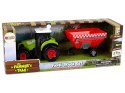LEAN Toys Traktor Farma Odpinana Przyczepa Na Zboże Dźwięk Zielony