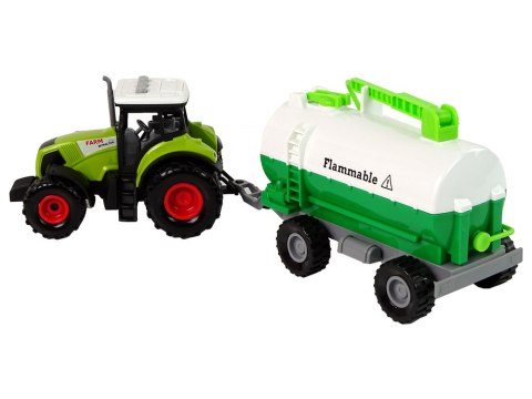 LEAN Toys Traktor dla Dzieci z Przyczepką Cysterna Autko Farma LEAN Toys Traktor dla Dzieci z Przyczepką Cysterna Autko Farma