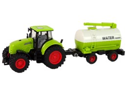 LEAN Toys Traktor z Przyczepą Duże Koła Zielony Farma