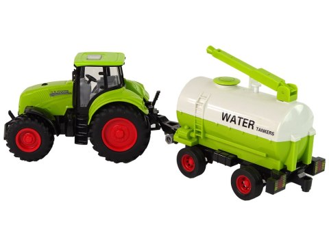 LEAN Toys Traktor z Przyczepą Duże Koła Zielony Farma LEAN Toys Traktor z Przyczepą Duże Koła Zielony Farma