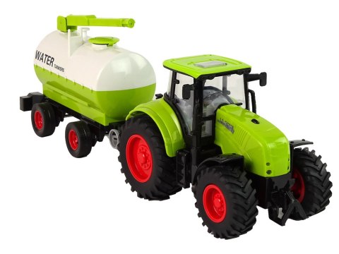 LEAN Toys Traktor z Przyczepą Duże Koła Zielony Farma LEAN Toys Traktor z Przyczepą Duże Koła Zielony Farma