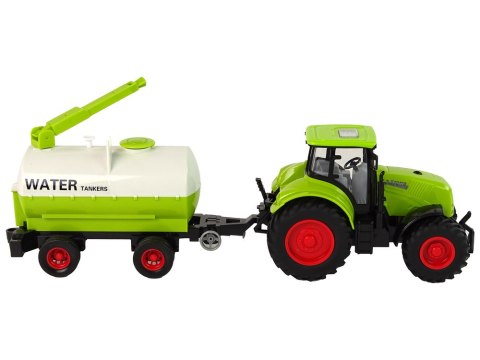 LEAN Toys Traktor z Przyczepą Duże Koła Zielony Farma LEAN Toys Traktor z Przyczepą Duże Koła Zielony Farma