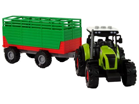 LEAN Toys Traktor z Przyczepką Autko Farma LEAN Toys Traktor z Przyczepką Autko Farma