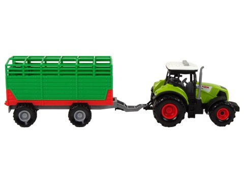 LEAN Toys Traktor z Przyczepką Autko Farma LEAN Toys Traktor z Przyczepką Autko Farma