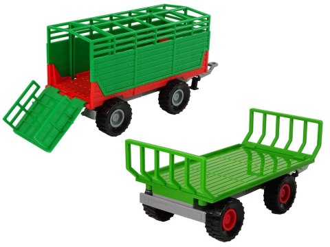 LEAN Toys Traktor z Przyczepką Autko Farma LEAN Toys Traktor z Przyczepką Autko Farma