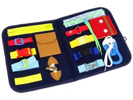 LEAN Toys Walizka Tablica Manipulacyjna Sensoryczna Dla Malucha