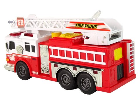 LEAN Toys Woź Strażacki Straż Pożarna Dźwięki Światła Czerwona LEAN Toys Woź Strażacki Straż Pożarna Dźwięki Światła Czerwona