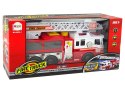 LEAN Toys Woź Strażacki Straż Pożarna Dźwięki Światła Czerwona