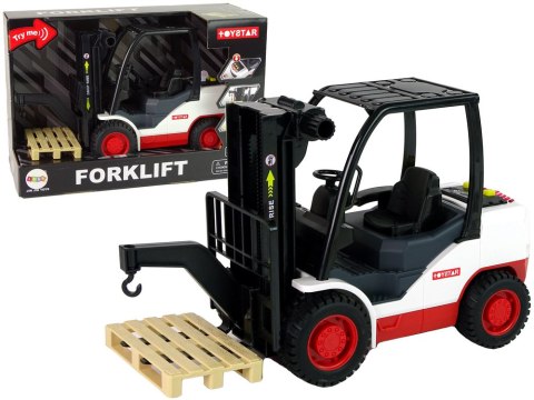 LEAN Toys Wózek Widłowy Ruchomy Widelec Paleta. LEAN Toys Wózek Widłowy Ruchomy Widelec Paleta.
