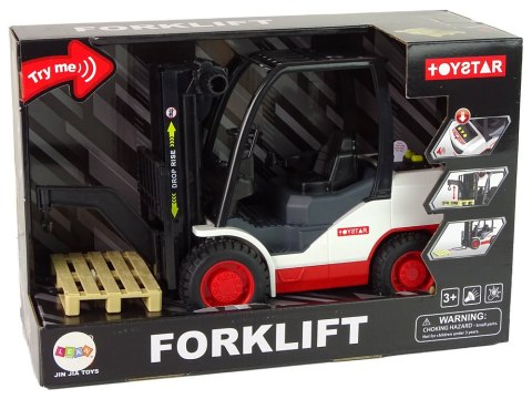 LEAN Toys Wózek Widłowy Ruchomy Widelec Paleta. LEAN Toys Wózek Widłowy Ruchomy Widelec Paleta.