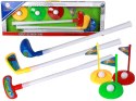 LEAN Toys Zestaw Do Gry W Mini Golfa Dla Dzieci Kijki 12 El.