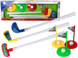 LEAN Toys Zestaw Do Gry W Mini Golfa Dla Dzieci Kijki 12 El.
