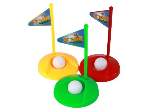 LEAN Toys Zestaw Do Gry W Mini Golfa Dla Dzieci Kijki 12 El. LEAN Toys Zestaw Do Gry W Mini Golfa Dla Dzieci Kijki 12 El.
