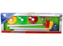 LEAN Toys Zestaw Do Gry W Mini Golfa Dla Dzieci Kijki 12 El.