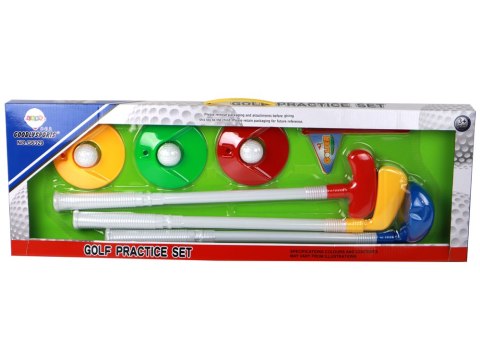 LEAN Toys Zestaw Do Gry W Mini Golfa Dla Dzieci Kijki 12 El. LEAN Toys Zestaw Do Gry W Mini Golfa Dla Dzieci Kijki 12 El.
