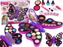 LEAN Toys Zestaw Do Makijażu Fioletowy Motyl Cienie Do Powiek