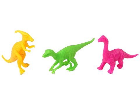 LEAN Toys Zestaw Figurek Dinozaurów z Akcesoriami 15 Sztuk LEAN Toys Zestaw Figurek Dinozaurów z Akcesoriami 15 Sztuk