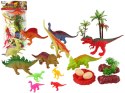 LEAN Toys Zestaw Figurek Dinozaurów z Akcesoriami 21 Sztuk