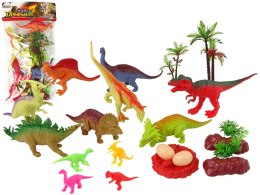 LEAN Toys Zestaw Figurek Dinozaurów z Akcesoriami 21 Sztuk