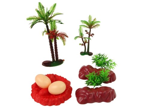 LEAN Toys Zestaw Figurek Dinozaurów z Akcesoriami 21 Sztuk LEAN Toys Zestaw Figurek Dinozaurów z Akcesoriami 21 Sztuk