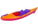 LEAN Toys Zestaw Lalka Akcesoria Kajak Pomarańczowy