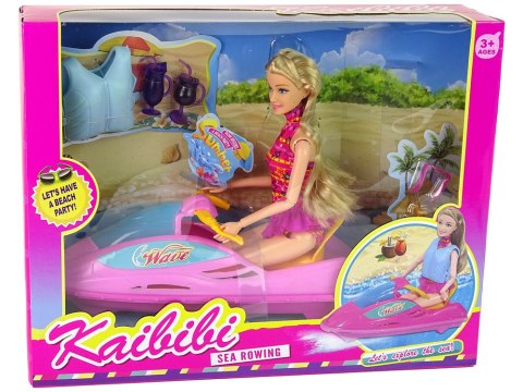 LEAN Toys Zestaw Lalka Motorówka LEAN Toys Zestaw Lalka Motorówka