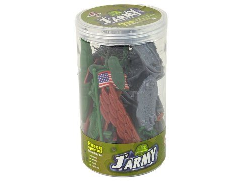 LEAN Toys Zestaw Militarny 48 Elementy LEAN Toys Zestaw Militarny 48 Elementy