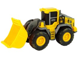 LEAN Toys Zestaw Pojazdów Budowlanych 3 Modele Żółte