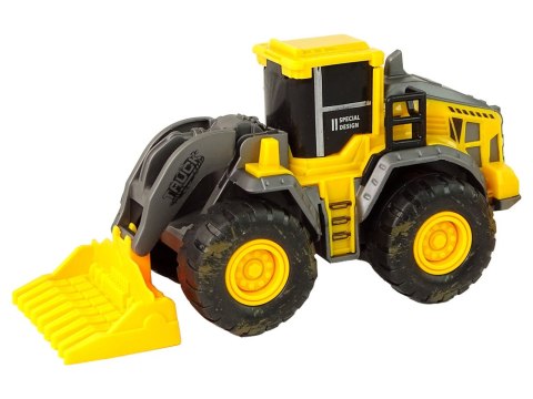 LEAN Toys Zestaw Pojazdów Budowlanych 3 Modele Żółte LEAN Toys Zestaw Pojazdów Budowlanych 3 Modele Żółte
