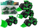LEAN Toys Zestaw Pojazdów Farmerskich Zielone Traktory 4 Ele