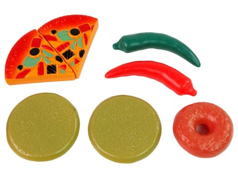 LEAN Toys Zestaw Produktów Spożywczych 30 szt. Frytki Owoce. LEAN Toys Zestaw Produktów Spożywczych 30 szt. Frytki Owoce.