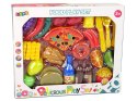 LEAN Toys Zestaw Produktów Spożywczych 30 szt. Frytki Owoce.